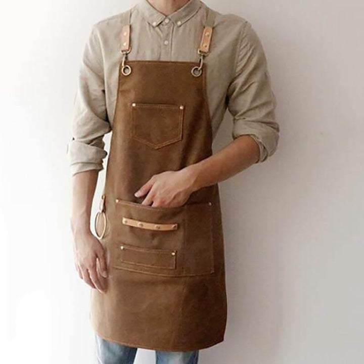 Vintage Läder Kockförkläde | Karnz