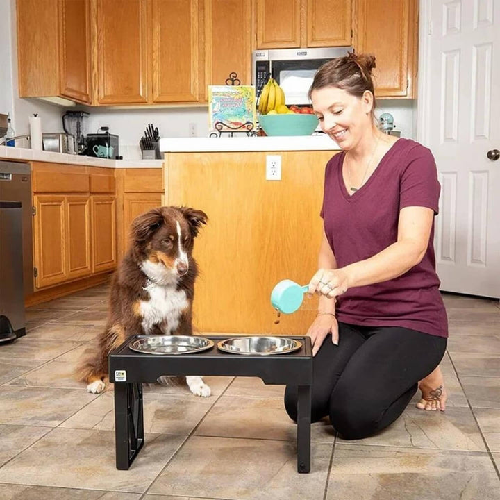 PupLift Höjd Hundskål – Ergonomisk &amp; Långsam Matning för Hälsosamma Måltider | Karnz