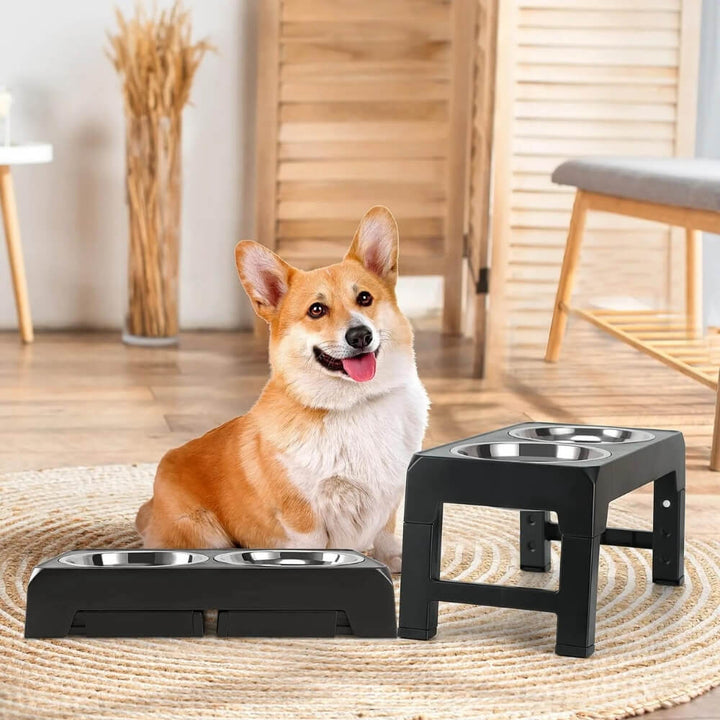 PupLift Höjd Hundskål – Ergonomisk &amp; Långsam Matning för Hälsosamma Måltider | Karnz