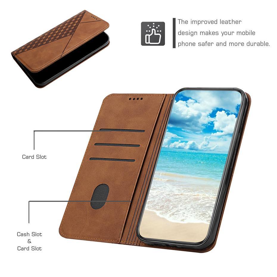 Rombmönster plånboksfodral för Samsung Galaxy S21/S20
