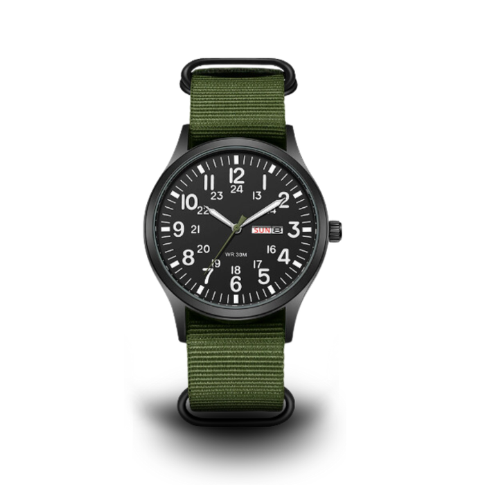 Vattentät herr-Outdoor-armbandsur med safirglas