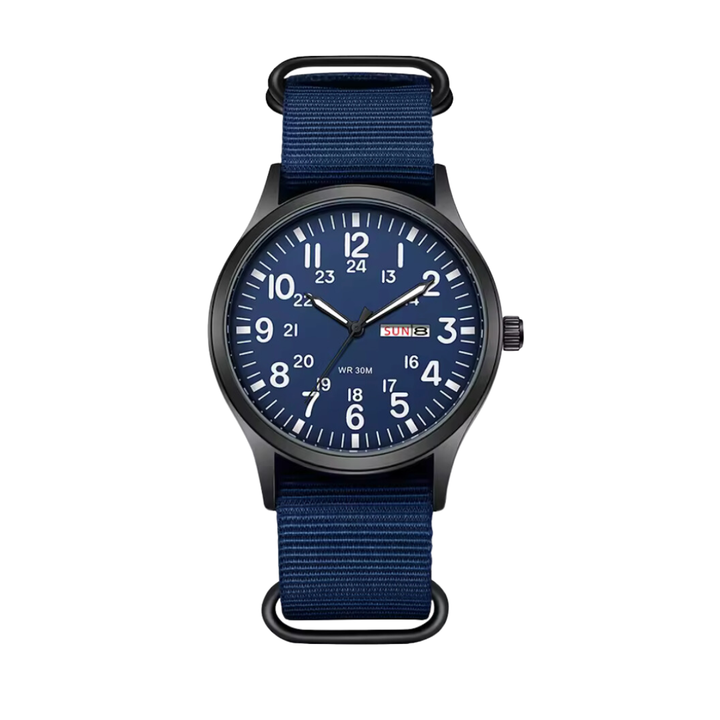 Vattentät herr-Outdoor-armbandsur med safirglas