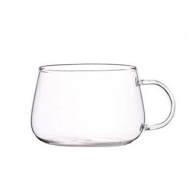 Skandinavisk Glas-Teakanna-Set