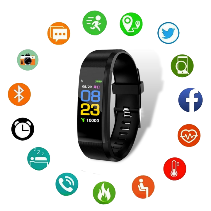 VitaWatch | Senior-smartwatch med hälsomonitor och stor LED-skärm | Karnz