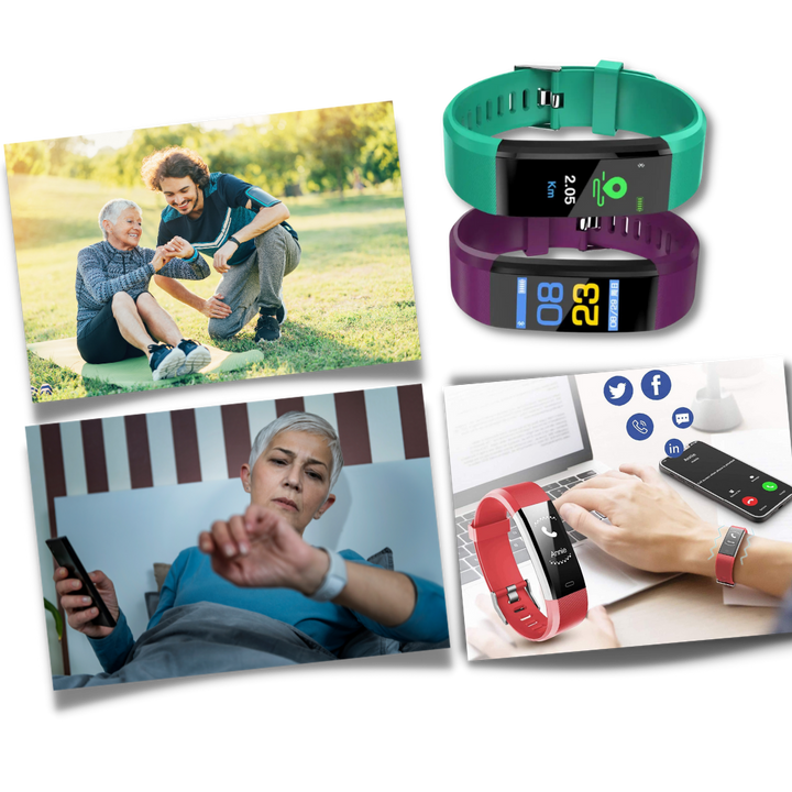Karnz | Senior Smartwatch | Hjärtfrekvens &amp; Blodtryck alltid i fokus