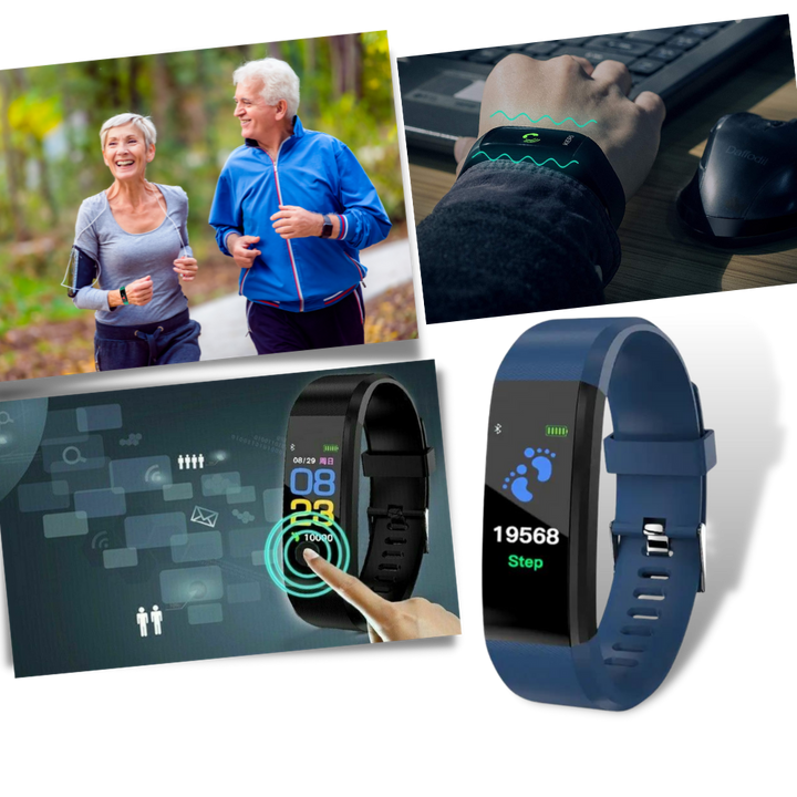 VitaWatch | Senior-smartwatch med hälsomonitor och stor LED-skärm | Karnz