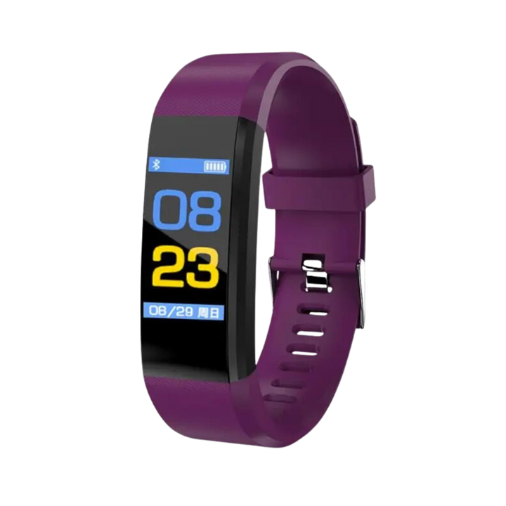 Sandsberg | Senior Smartwatch – Grundläggande fitness-tracker med stegräknare, pulsmätare och användarvänlig design