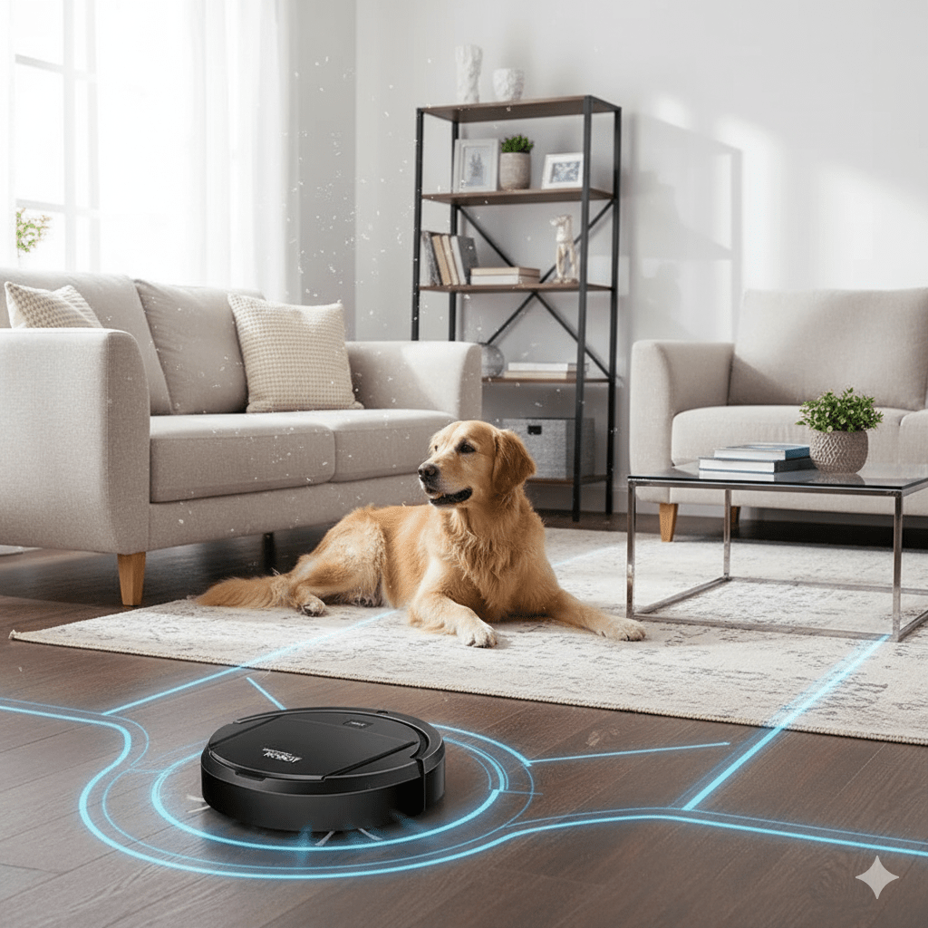 SILENTDUST – Intelligent städrobot med ultratyst rengöring och HEPA-filtrering
