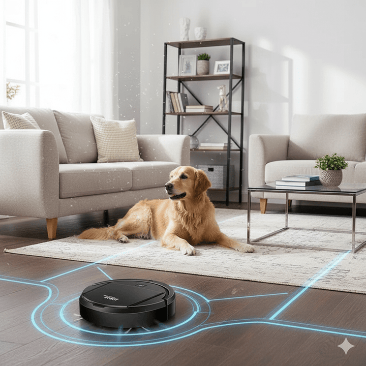 SILENTDUST – Intelligent städrobot med ultratyst rengöring och HEPA-filtrering
