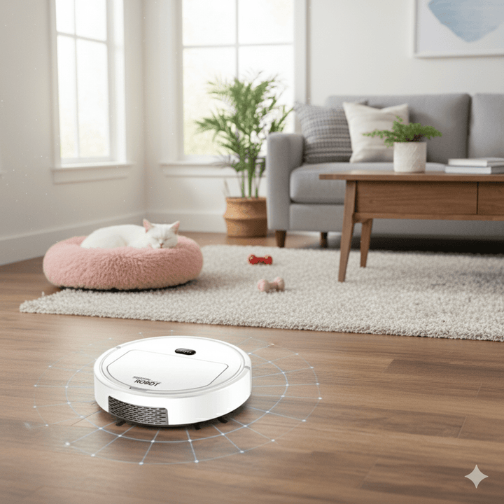 SILENTDUST – Intelligent städrobot med ultratyst rengöring och HEPA-filtrering