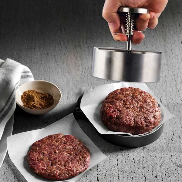 Manuell köttpress för hamburgare