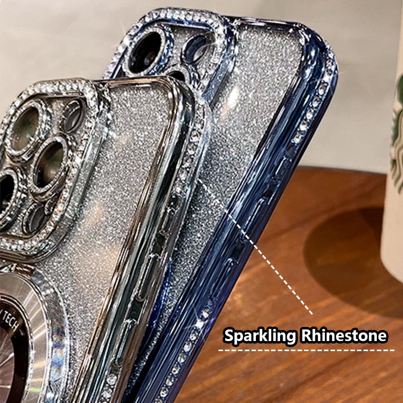 ✨GLITZANDE DIAMANTMAGNETFODRAL FÖR IPHONE