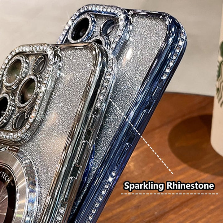 ✨GLITZANDE DIAMANTMAGNETFODRAL FÖR IPHONE