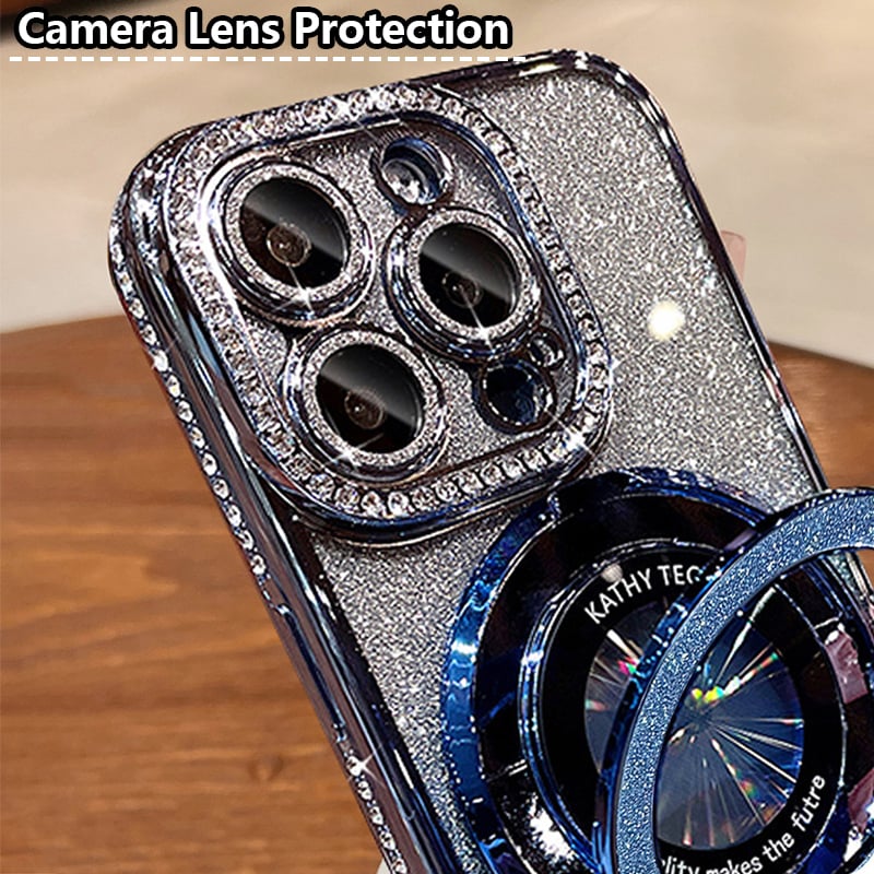 ✨GLITZANDE DIAMANTMAGNETFODRAL FÖR IPHONE