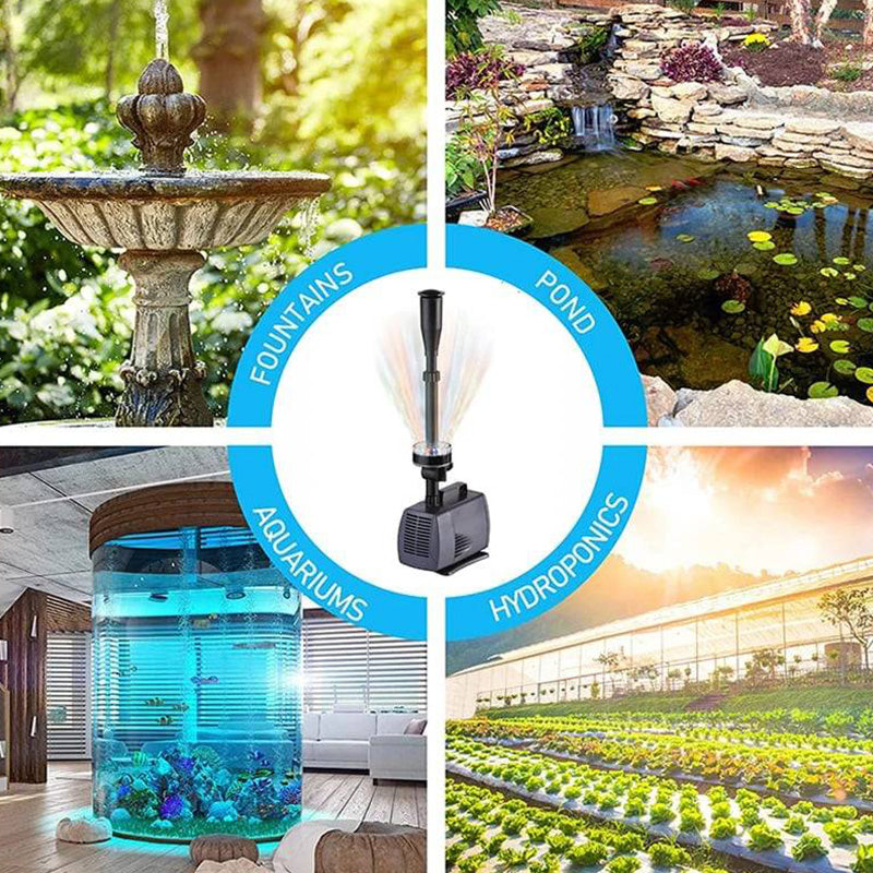 Sandsberg Pump med LED-Färglampor