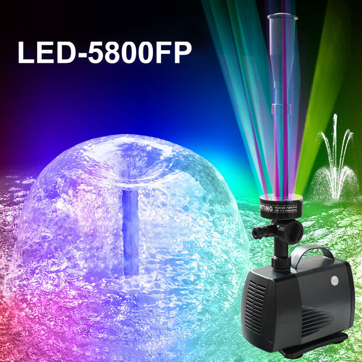 Sandsberg Pump med LED-Färglampor