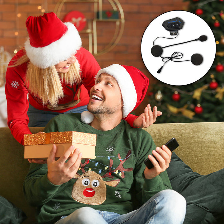 Karnz | BT12 Motorcykelhjälm Bluetooth-headset