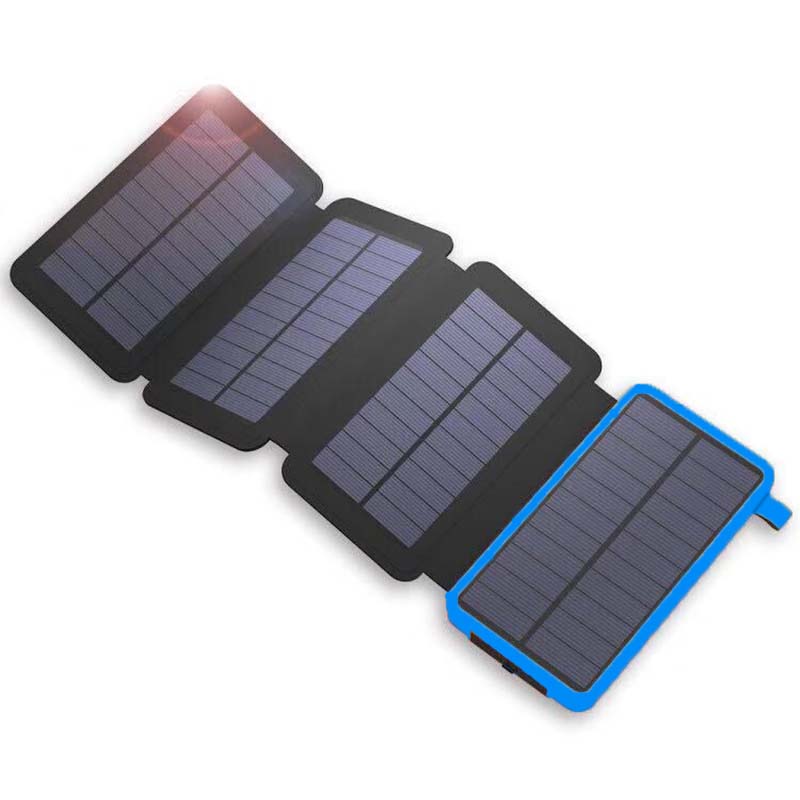 25000mAh Hög Kapacitet Solkraftbank - Snabbladdning