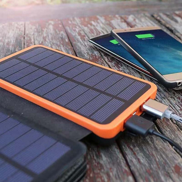25000mAh Hög Kapacitet Solkraftbank - Snabbladdning