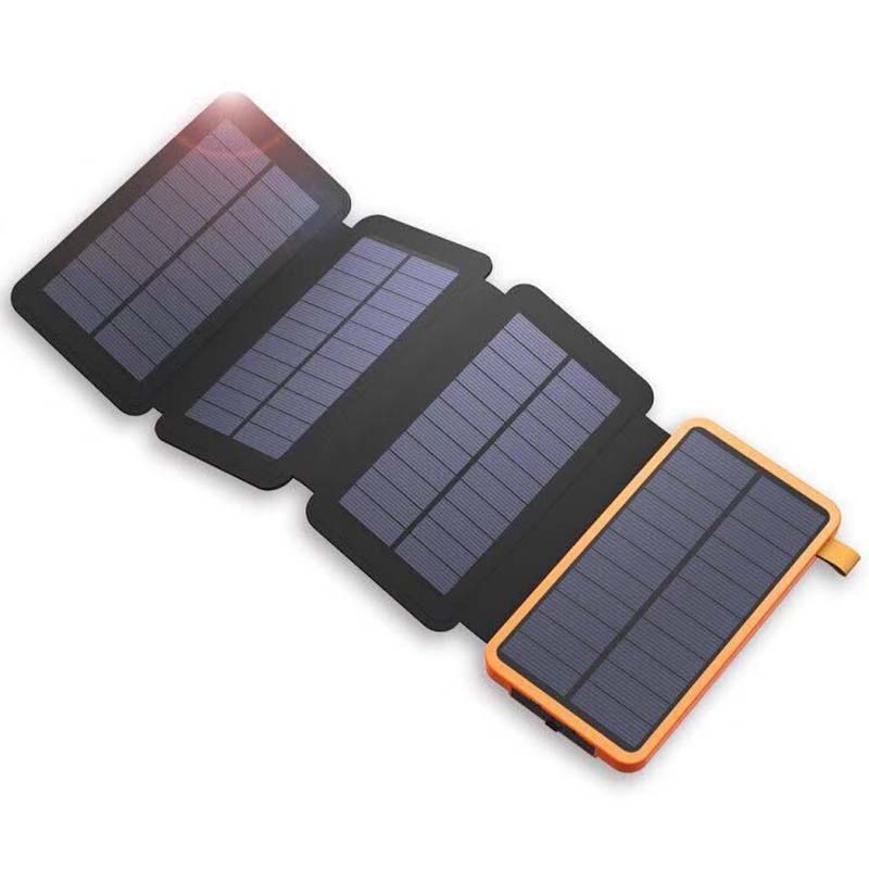 25000mAh Hög Kapacitet Solkraftbank - Snabbladdning