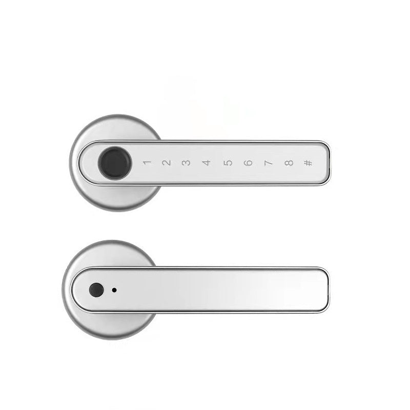 Intelligent dörrhandtag med fingeravtryckssensor och Bluetooth-appkontroll