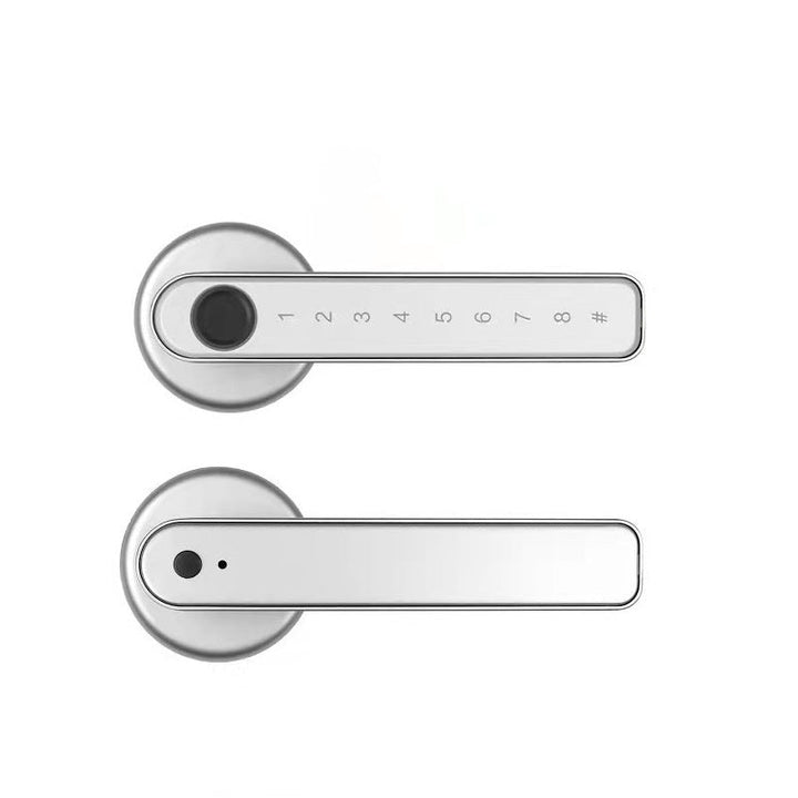 Intelligent dörrhandtag med fingeravtryckssensor och Bluetooth-appkontroll