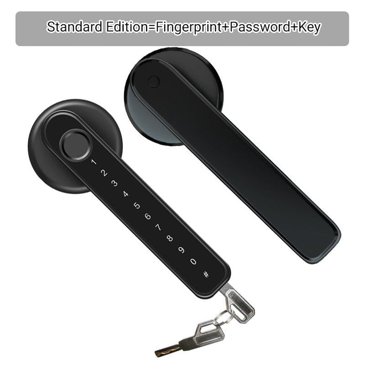 Intelligent dörrhandtag med fingeravtryckssensor och Bluetooth-appkontroll