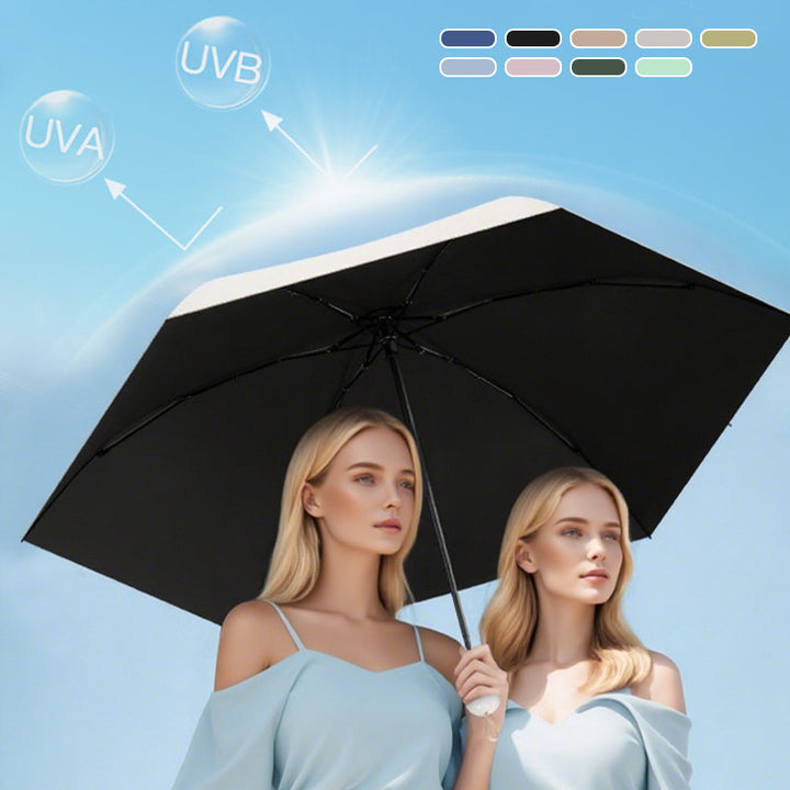 Kapsel-Taschenschirm med UV-skydd UPF50+ | Karnz