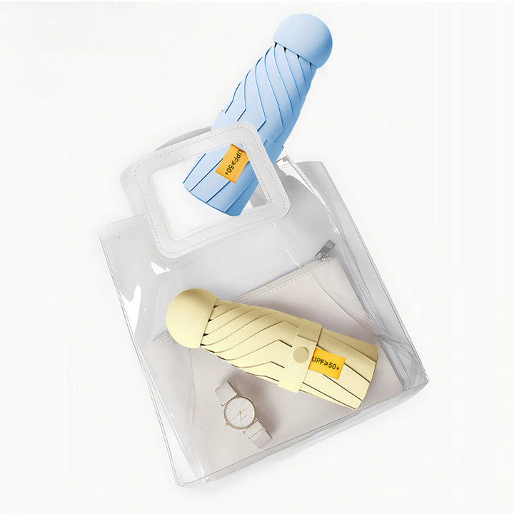 Kapsel-Taschenschirm med UV-skydd UPF50+ | Karnz