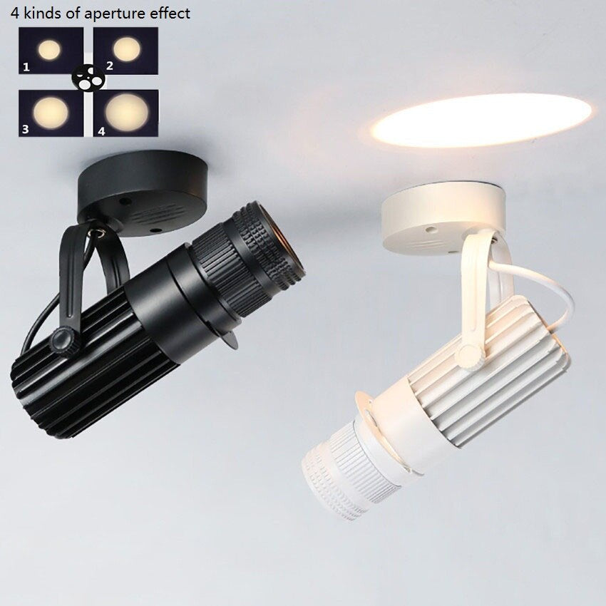 Justerbar LED-takspot från aluminium