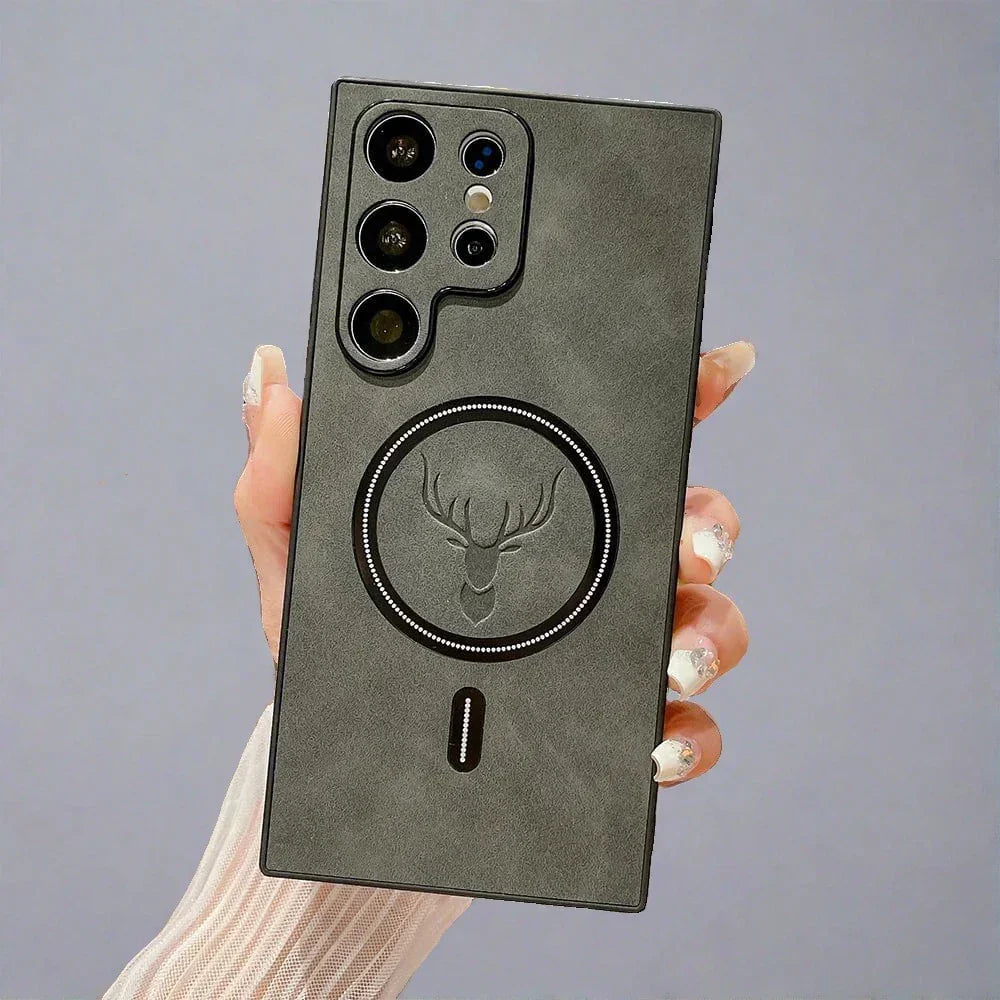 Skyddshölje för Samsung-telefon | Magnetiskt trådlöst laddningshölje