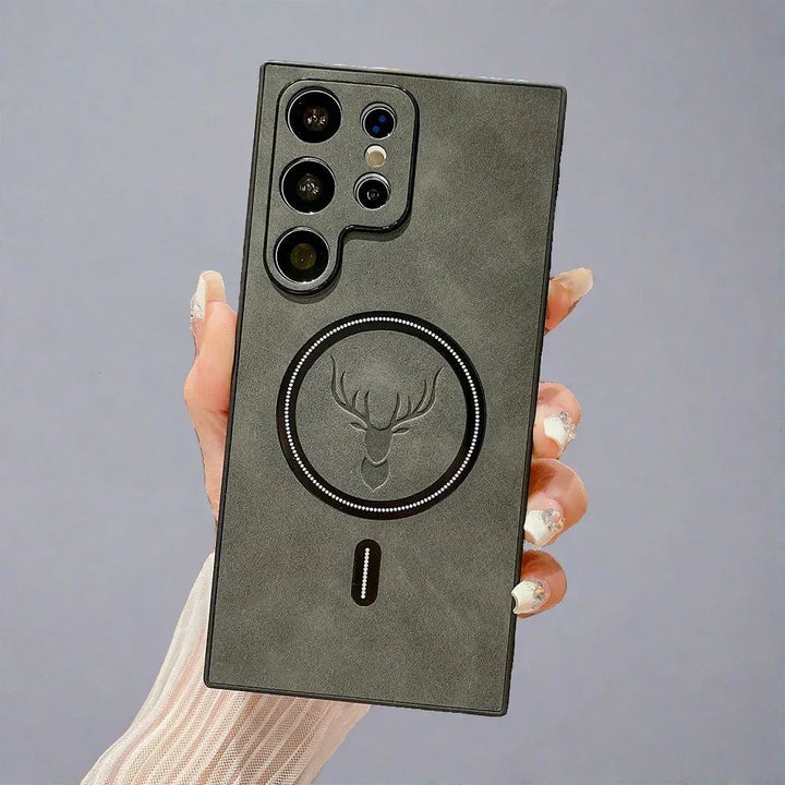 Skyddshölje för Samsung-telefon | Magnetiskt trådlöst laddningshölje